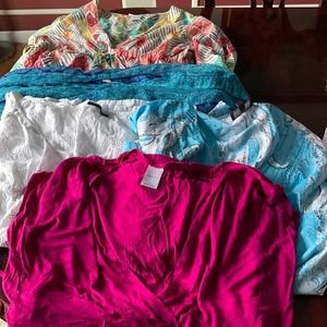 M/L Lot of 5 swim cover ups
